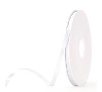 G2PLUS White Satin Ribbons 6mm: 100Yards Thin Gift Wrapping Ribbon for Wrapping Presents, Making Cards, Craft Projects,Christmas Decorations