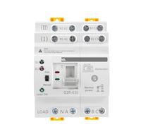 G2R Automatic Transfer Switch Din Rail ATS Dual Power Electrical Selector Switches Uninterrupted Power 25A 40A 63A 110V 220(220V,G2R 4P 25A)