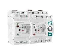 G2R Automatic Transfer Switch Din Rail ATS Dual Power Electrical Selector Switches Uninterrupted Power 25A 40A 63A 110V 220(110V,G2R 2P 63A)