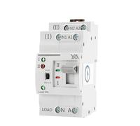 G2R Din Rail 2P ATS Electric Switch Transfer Switch 110V 220V Coil PC Type Switch City Power to Generator 63A(110V,G2R 2P 63A)