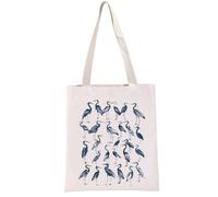 G2TUP Bird Lover Gift Great Blue Heron Tote Bag Bird Watcher Handbag Majestic Heron Lover Gift Nature Fans Gifts, Great Blue Heron Tb
