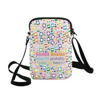 G2TUP Chemo Snacks Crossbody Bag Chemo Gift Chemo Snacks Shoulder Bag For Warriors Chemotherapy Treatment Merch, Chemo Snacks Cb, Crossbody Bag