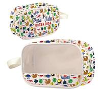 G2TUP Costa Rica Makeup Bag - Travel Gifts, Pura Vida Vacation Zipper Bag, CostaRica clear