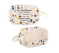 G2TUP Criminal Justice Lover Gift Woman Criminal Justice Makeup Bag Woman Power Cosmetic Bag Criminal Justice Graduation Gift, Woman Criminal Justice TM
