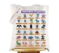 G2TUP Cryptozoology Tote Bag Cryptids Lover Gift Cryptid Creatures Shoulder Bag Cryptid Monster Merch, The Adorable Cryptids Tg, Modern