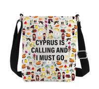 G2TUP Cyprus Crossbody Bag Cyprus Trip Gifts Cypriots Life Gifts Cyprus Is Calling And i Must Go Travel Bag, Cyprus is Cb, Western