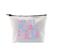 G2TUP Dual Language Teacher Appreciation Gift Dual Language Era Makeup Bag Future Bilingual Teacher Gift Cosmetic Bag, Dual Language Era MB