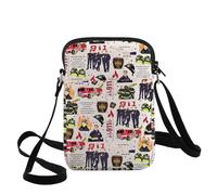 G2TUP Emergency Character Crossbody Bag Buckley & Athena Fans Gift What is Your Emergency Shoulder Bag Firefighter Merch, 9-1 Cb
