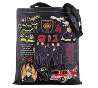 G2TUP Evan Buckley & Eddie Diaz Tote Bag Firefighter Character Fans Gift What is Your Emergency Shoulder Bag Hen Wilson Merch (Emergency BL TG)