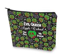 G2TUP Evil Queen Movie Makeup Bag Poison Apple Travel Toiletry Bag You Pick Me Poison Est 1937 Gift for Fairy Tale Lover, Apple New, 无