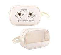 G2TUP Eye Doctor Gift Eye Like Puns Makeup Bag Optometrist Ophthalmologist Cosmetic Bag Optician Gift Optometry Zipper Travel Bag, Eye Like Puns TM