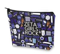 G2TUP Finer Women Sorority Cosmetic Bag Sorority Gift For Sorority Sister Sorority Girls Rock Since Makeup Bag (Z Gir Rock New)