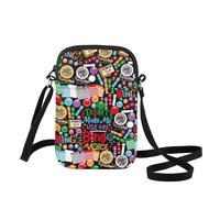 G2TUP Funny Gambling Crossbody Bag Gambler Gift Don't Make Me Use My Voice Shoulder Bag Casino Game Merch, Make Voice Bl Cb, Crossbody Bag