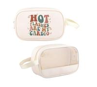 G2TUP Funny Menopause Gift My Menopause Era Makeup Bag Hormone Therapy Cosmetic Bag Hot Flashes Gift, Hot Flashes TM