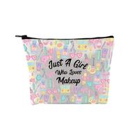 G2TUP Future Makeup Artist Gift Who Loves Makeup Makeup Bag Beautician Cosmetic Bag Beauty Enthusiast Gift, Who Loves Makeup MB
