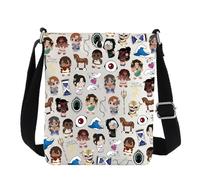 G2TUP Greek Epic Crossbody Bag Odysseus & Penelope & Telemachus & Athena & Polites & Hermes Ancient Greece Gods Shoulder Bag, Big Eyes Cb, Western