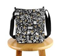 G2TUP Honey Bees Gift Bee Botanical Crossbody Bag Nature Lovers Travel Bag Pollinator Pride Gifts Bumblebees Lovers Gift, Bee Botanical X