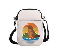 G2TUP Humor ICU Nurse Gift Cooter Canoe Crossbody Bag Healthcare Heroes Travel Bag Hilarious Hospital Vibes Gift, Cooter Canoe S