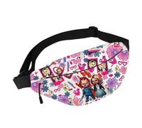 G2TUP Killer Doll Waist Bag Horror Movie Lover Gift Horror Evil Doll Bride Storage With Fanny Pack Murderous Toy Merch, Killer D WB, Crossbody Waist Bag