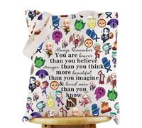 G2TUP Luz Noceda Cosmetic Bag Eda & Luz Fans Gift You Are Braver Stronger Beautiful Than You Owl Know Zipper Pouch Bag Amity Blight Merch, Braver Owl H TG, 无