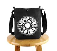 G2TUP Mushroom Lover Gift Mushrooms Ring Crossbody Bag Fungi Plant Travel Bag Nature Enthusiasts Gift, Mushrooms Ring X