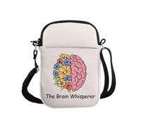 G2TUP Neuroscience Gift The Brain Whisperer Makeup Bag Neuroscience Cosmetic Bag Neuroscientist Science Gift Neurology Nurse Zipper Travel Pouch, The Brain Whisperer S