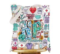 G2TUP Nurse Practitioner Tote Bag Medical NP Gift Nurse Practitioner Graduation Shoulder Bag Nurse Practitioner Merch (NP TG)