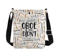 G2TUP Oboe Crossbody Bag Oboe Player Gifts Oboe Teacher Gifts Oboeist Shoulder Bag Oboeist Gift, Oboe You Didn't, Western
