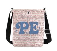 G2TUP PE Teacher Crossbody Bag PE Teacher Team Gifts PE Coach Messenger Bag Gym Teachers Gifts, Pe Cb