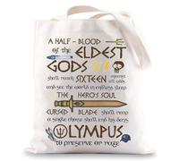 G2TUP Percy Camp Half blood Shoulder Bag Heroes of Olympus Inspired Gift Percy Riptide Sword Tote Bag Percy Movie Merch, Camp Half Blood Tg, L, Tote Bag