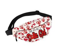 G2TUP Red Elephant Sorority Waist Bag Greek Sorority Gift Oh To Be A Girl Sisterhood Hip Pack Paraphernalia Merch, Oh To Be WB, Crossbody Waist Bag
