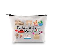 G2TUP Rome Travel Gift Rome Makeup Bag Rome Journey Cosmetic Bag Rome Trip Souvenir Gift Rome lover gift Rome camping gift, Rome MB