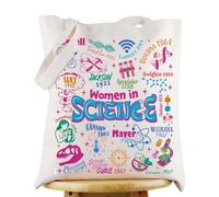 G2TUP Science Lab Tech Tote Bag Science Lover Gift Welcome In Science Shoulder Bag Biology Chemistry Teacher Gifts (Science TG)