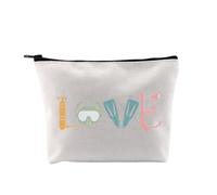 G2TUP Scuba Diver Gift Love Scuba Diving Makeup Bag Diving Instructor Cosmetic Bag Underwater Sports Lover Gift, Love Scuba Diving MB