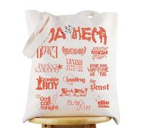 G2TUP Singer Lyrics Inspired Tote Bag Music Album Fans Gift Singer Tour Shoulder Bag Album Songs Concert Merch (Perfect TG)