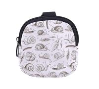 G2TUP Snail Lover Gift Snails And Slug Mini Coin Purse Pouch Who Loves Snails Card Holder Snail Owner Gift, Snails And Slug CP