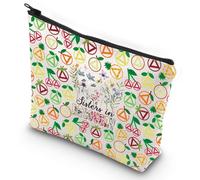 G2TUP Sobriety Makeup Bag for Women - Inspirational Sober Recovery AA NA Gift for Sisters in Recovery - 12 Step, Sisters in New, 无
