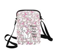 G2TUP The Marie Cat Crossbody Bag Cat Marie Fans Gift Because I'm A Lady That's Why Shoulder Bag Marie Cat Merch, Because I'm a Lady Cb