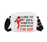 G2TUP TV Show Inspired Gift I Like To Kick I'm 50 Makeup Bag Fun Skit Lover Cosmetic Bag TV Show Characters Fans Gift, I Like To Kick I'm 50 HS