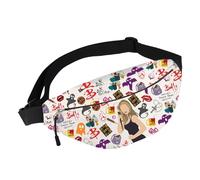 G2TUP Vampire Fanny Pack Vampire Slayer Movie Inspired Gift Vampire Character Waist Bag Joyce & Spike & Angel Merch, B Vampire WB, Crossbody Waist Bag
