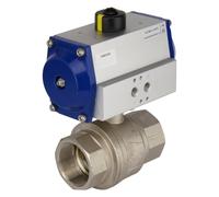 G3'' 2-Way Brass Pneumatic Ball Valve Spring Open - BL2BA