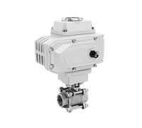 G3/4 Internal Thread Ball Valve Two-Way high Platform Electric Ball Valve Stainless Steel Q911F-16P(110VAC)