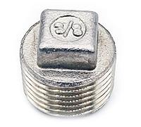 G3/8 BSP Male Square Head Plug 316 Stainless Steel