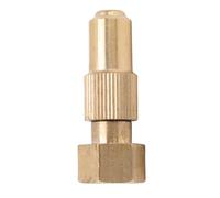 G3/8 Internal Thread High Pressure Sprayer Nozzle Ceramic Brass Watering Tool for Courtyard Durable Rustproof Long Service Life Efficient Water Saving Easy to Install (1.5mm/0.06in Hole)