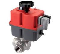 G3/8'' T-port 24-240V AC/DC Modulating 3-Way brass Ball valve