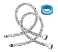 G3/8 x M10 Flexible Tap Connector, 80 cm Extension Tap Hose