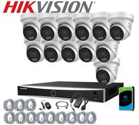 G3 8MP Hikvision 4K NVR DS-7608NXI-K1/8P POE DS-2CD2387G3-LIS2UY/SL IP Camera