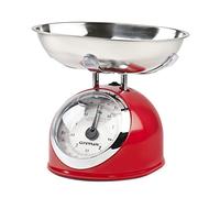 G3Ferrari G2000302 Aska Mechanical Kitchen Scales Retro Style 5 Kg Red