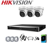G3 Hikvision 4K NVR DS-7608NXI-K1/8P POE DS-2CD2387G3-LIS2UY/SL 8MP IP Camera