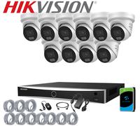 G3 Hikvision 4K NVR DS-7608NXI-K1/8P POE DS-2CD2387G3-LIS2UY/SL 8MP IP Camera